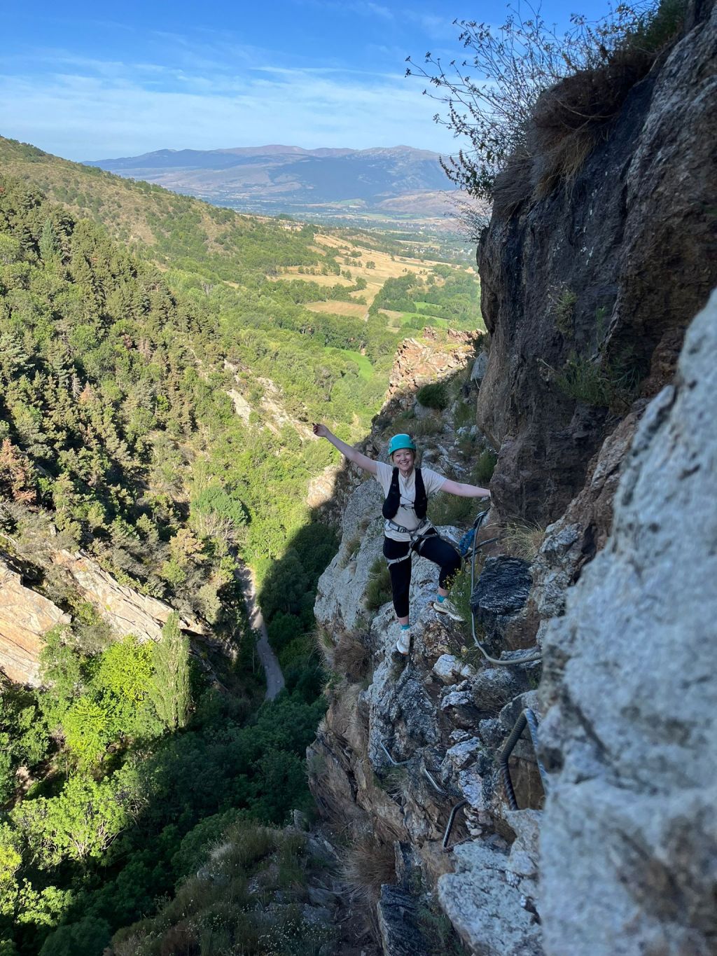 Our first via&nbsp;ferrata
